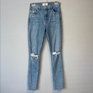 Reformation Miami Destroyed Women Distressed Jeans Size 28